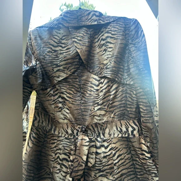 Vintage Simon Chang women cheetah print windbreaker coat  - Picture 3 of 5